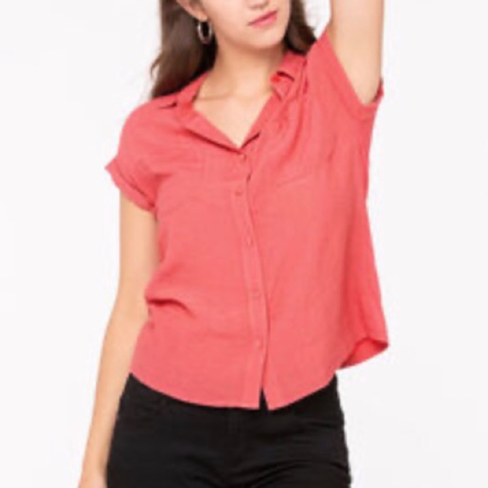 2/$15 Ricki’s Button Front Blouse Size M NWT
